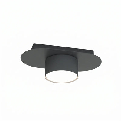 Plafonnier 1 Spot Noir Mat Chambre