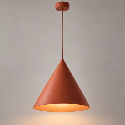 Suspension conique scandinave en métal mat - Coniva