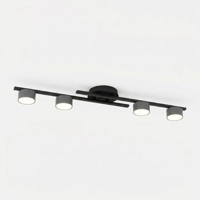 Plafonnier 4 Spots Noir Mat Cuisine