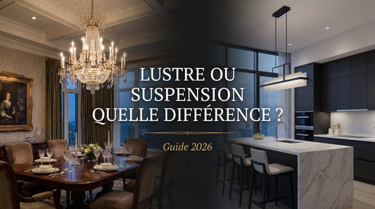 Lustre ou suspension quelle différence — L’Atelier du Lustre