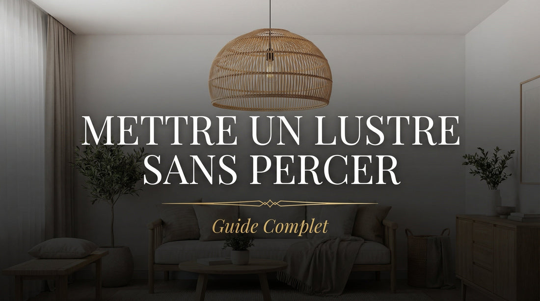 Comment mettre un lustre sans percer — L'Atelier du Lustre