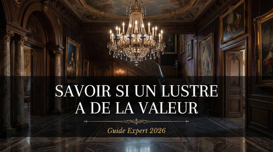 Comment savoir si un lustre a de la valeur — L'Atelier du Lustre