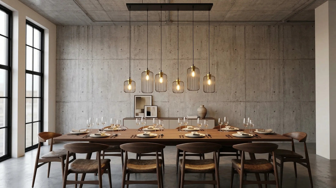 Ampoule lustre LED E27 salle a manger industrielle STRYX ambiance chaleureuse