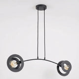 Suspension Mini Arc Verre Noir | L'Atelier du Lustre