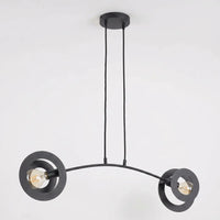 Suspension Mini Arc Verre Noir