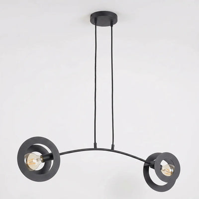 Suspension Mini Arc Verre Noir