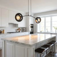 Suspension Mini Arc Verre Noir