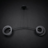 Suspension Mini Arc Verre Noir
