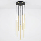 Suspension Cluster 7 Tubes Or Salon | L'Atelier du Lustre