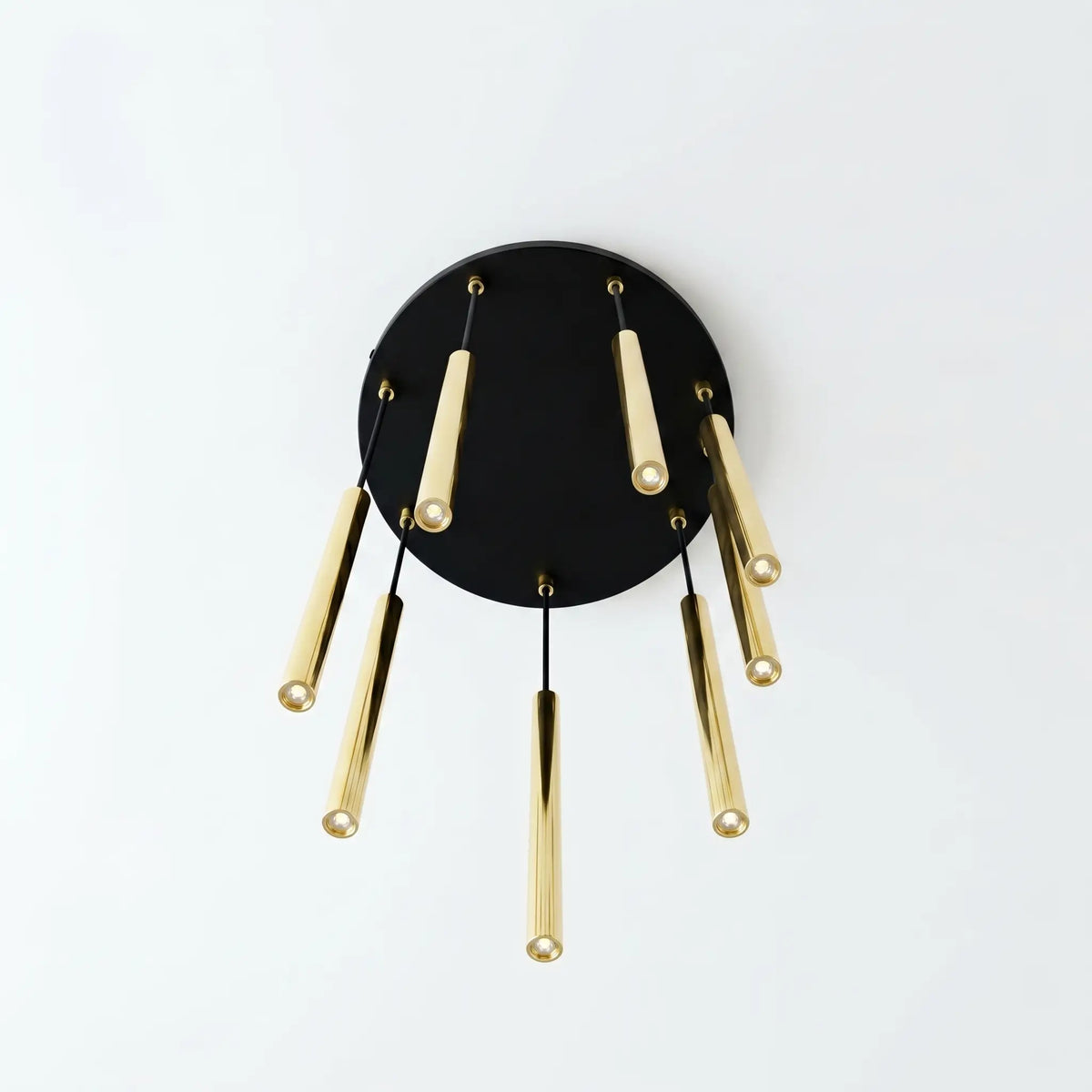 Suspension ARPÈGE – Lustre Art Déco vue du dessous