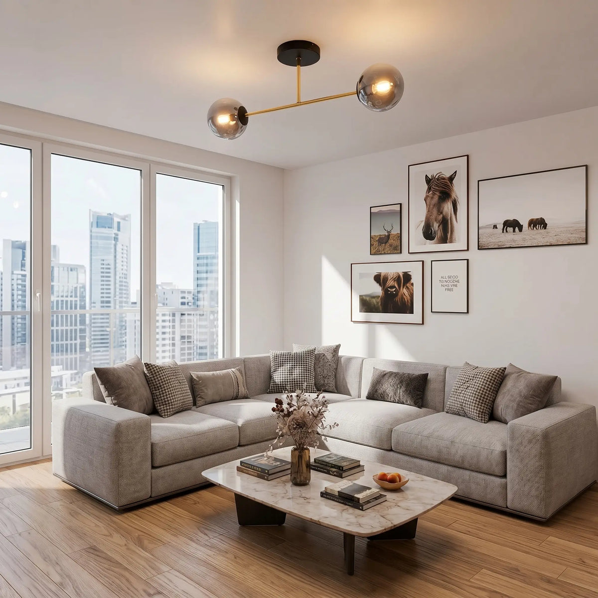 Plafonnier ASTRA – Lustre Salon moderne
