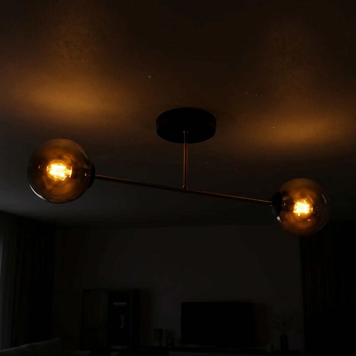 Plafonnier ASTRA – Lustre Salon ambiance chalereuse