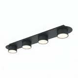 Plafonnier 4 Spots Noir Mat Billard | L'Atelier du Lustre