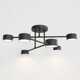 Plafonnier 6 Spots Noir Mat Scandinave | L'Atelier du Lustre
