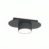 Plafonnier 1 Spot Noir Mat Chambre | L'Atelier du Lustre
