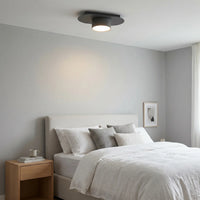 Plafonnier 1 Spot Noir Mat Chambre