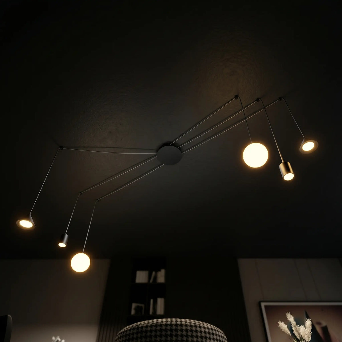 Suspension DELTA – Luminaire Industriel vue dessous