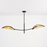 Suspension 2 Ailes Rotin Naturel Salon | L'Atelier du Lustre