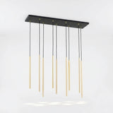 Suspension Rampe 9 Tubes Or Salon | L'Atelier du Lustre