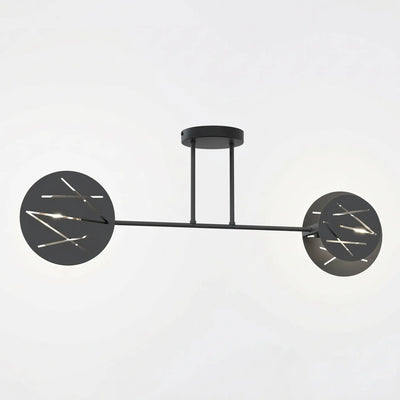 Plafonnier Barre Disques Laser Salon