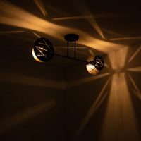 Plafonnier Barre Disques Laser Salon