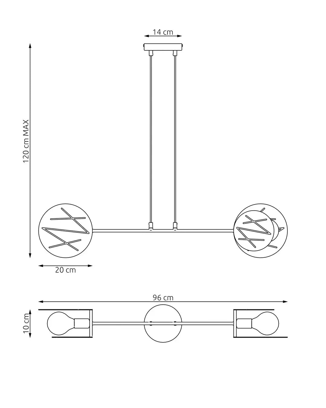 Schéma dimensions