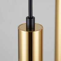 Suspension 3 Tubes Or Salon Moderne