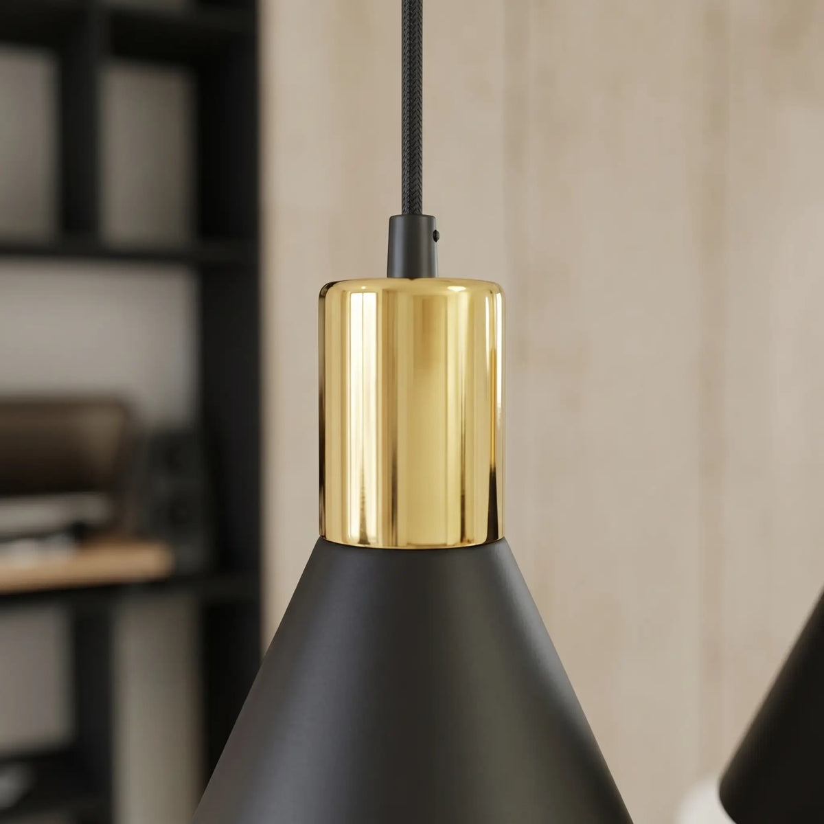 Suspension FONTE – Lustre Billard vue macro
