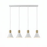 Suspension Rampe 4 Cônes Or Cuisine | L'Atelier du Lustre