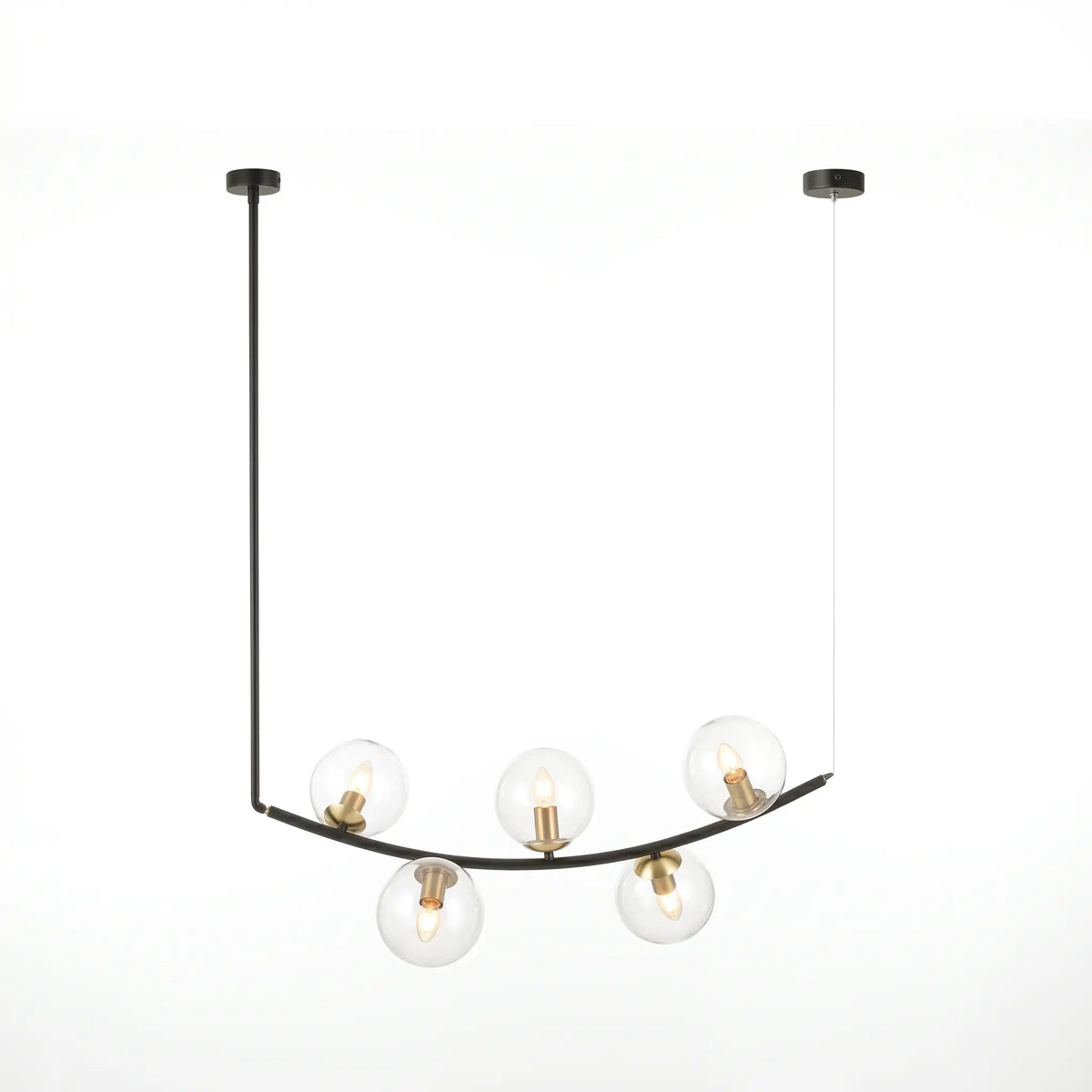Suspension Gamme – Lustre Noir Salon
