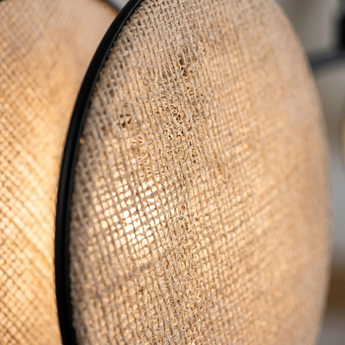 Suspension GAZE – Luminaire Noir vue macro
