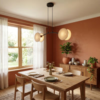 Suspension Duo Tissu Beige Salon