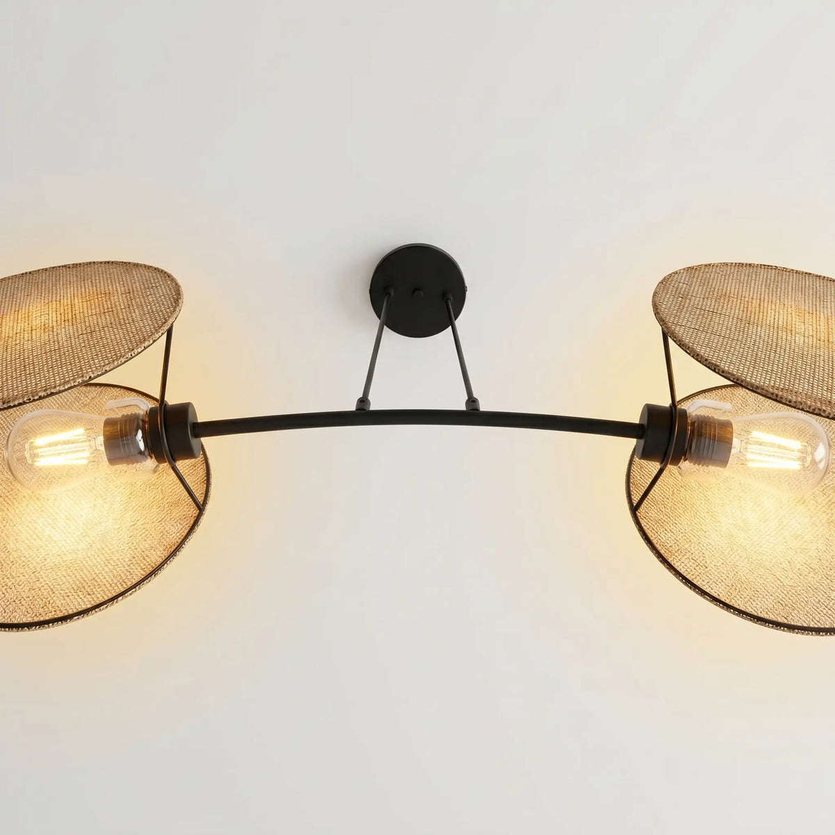 Suspension GAZE – Luminaire Noir vue dessous