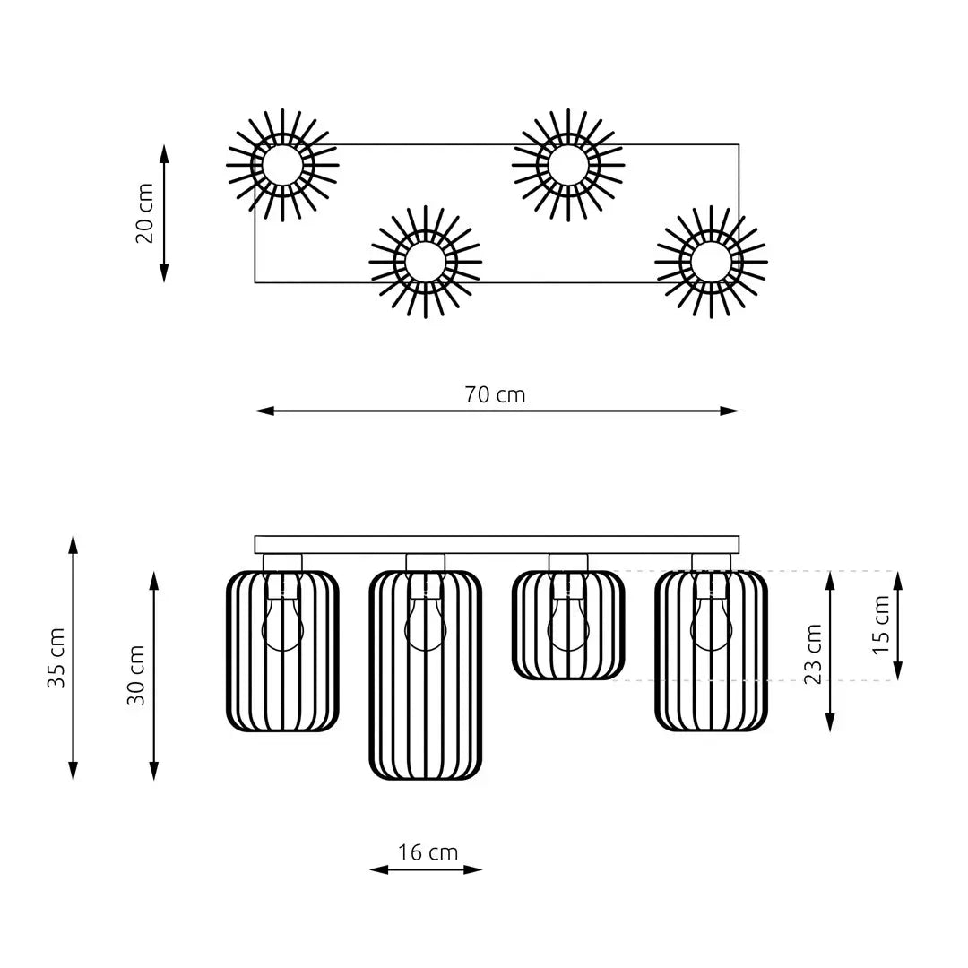Schéma dimensions