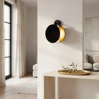Applique Velours Noir Or Salon