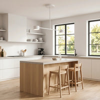 Plafonnier 2 Spots Blanc Mat Cuisine