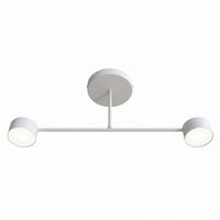 Plafonnier 2 Spots Blanc Mat Cuisine