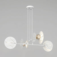 Plafonnier 4 Disques Laser Blanc