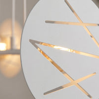 Plafonnier 4 Disques Laser Blanc