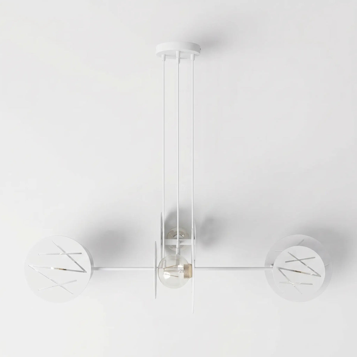 Suspension INCIS – Luminaire Blanc vue coté
