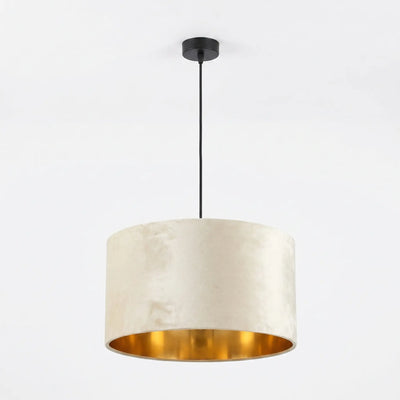 Suspension Pendant Velours Blanc