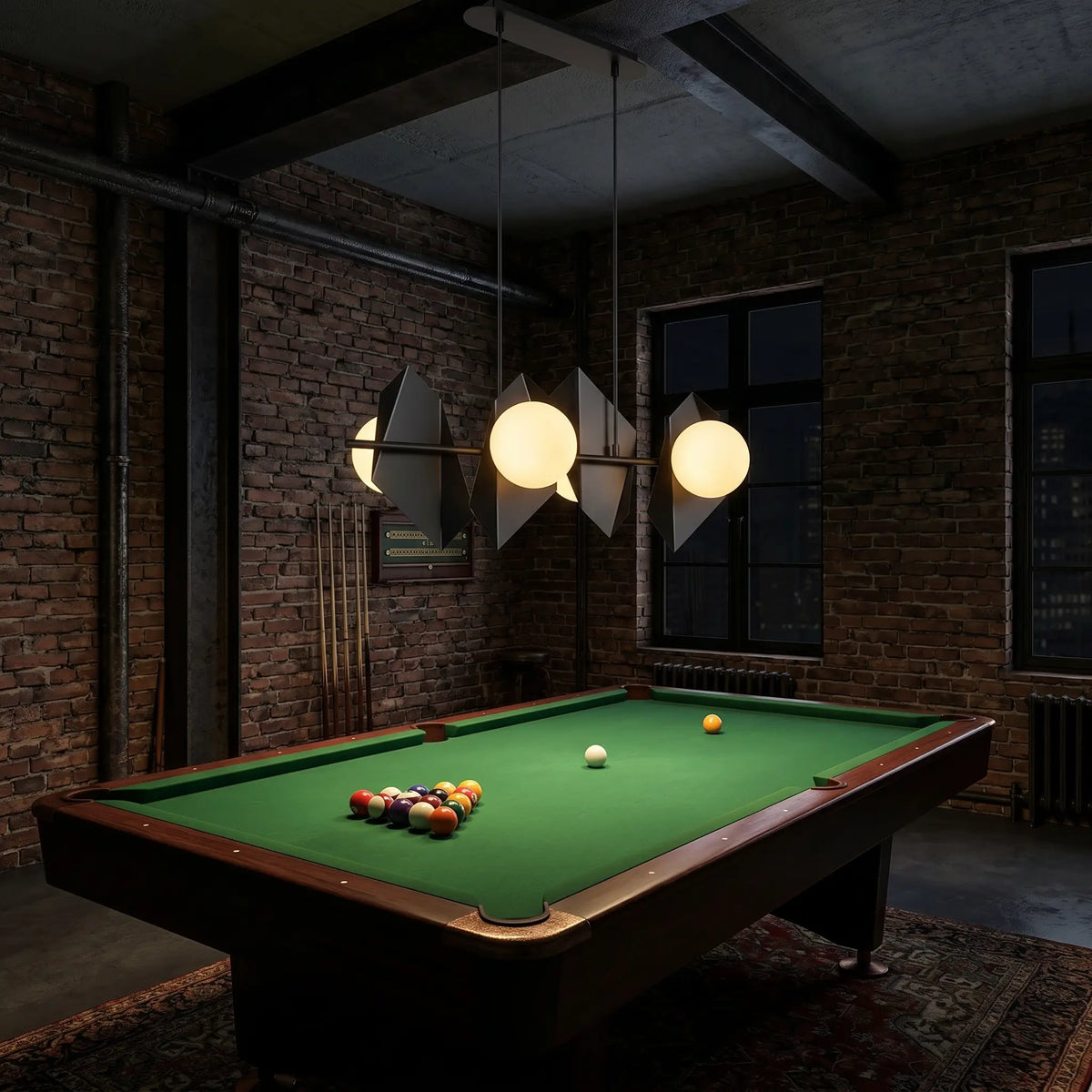 Suspension KRYS – Lustre Billard salle