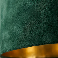 Suspension Pendant Velours Vert