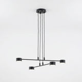 Suspension 4 Spots Bras Croisés Noir | L'Atelier du Lustre