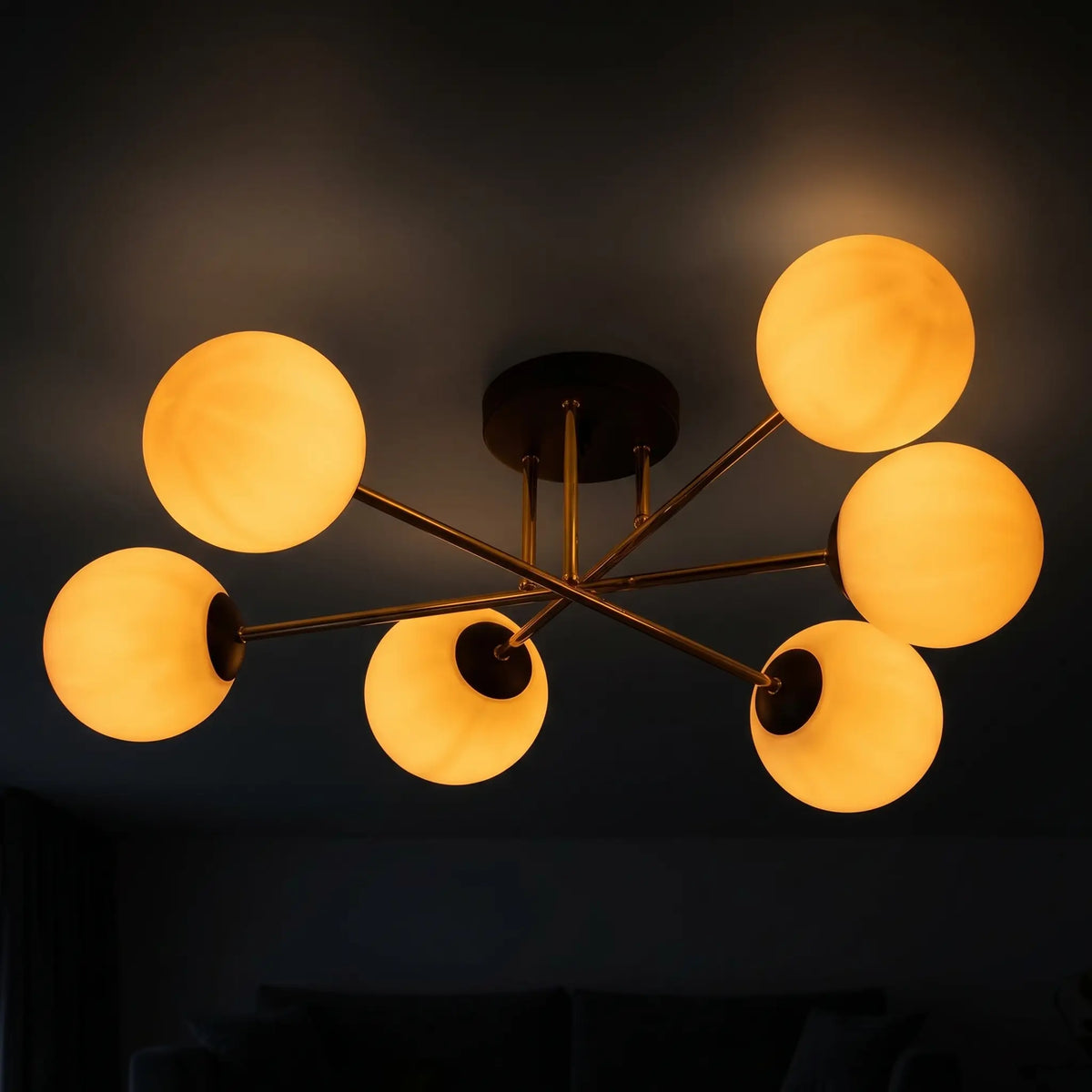 Plafonnier OPALE – Plafonnier Design ambiance chalereuse