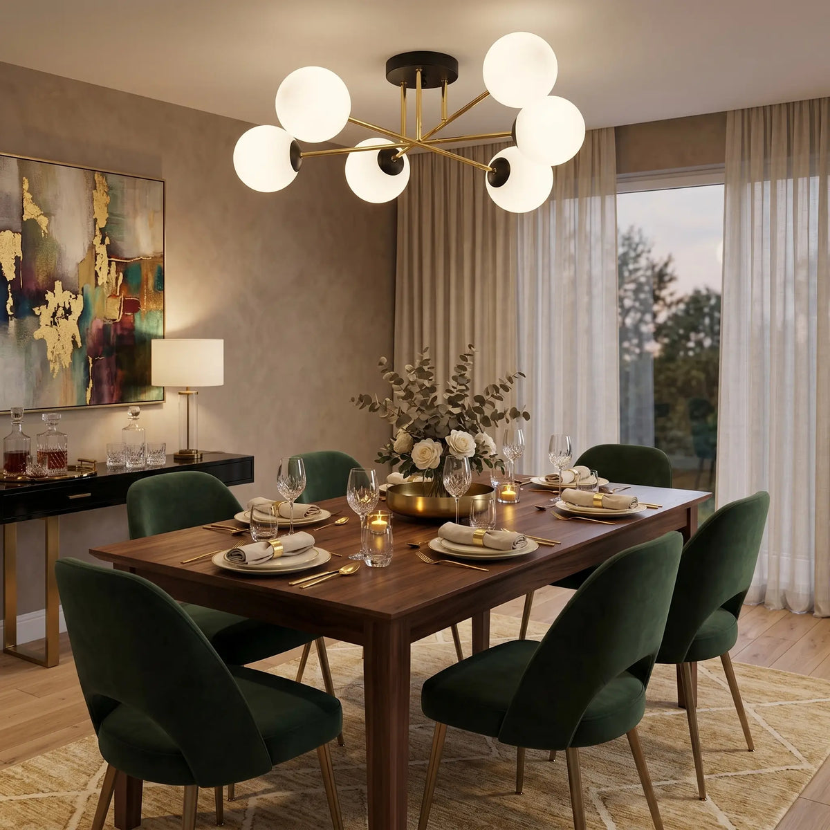 Plafonnier OPALE – Plafonnier Design cuisine moderne
