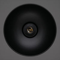 Suspension Globe Noir Bois Salon