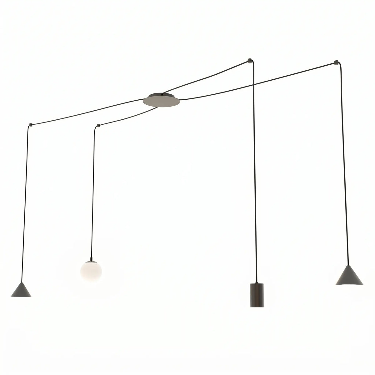 Suspension PIVOT – Suspension Atelier fond blanc studio
