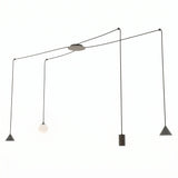 Suspension Araignée 4 Pendants Noir