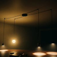 Suspension Araignée 4 Pendants Noir